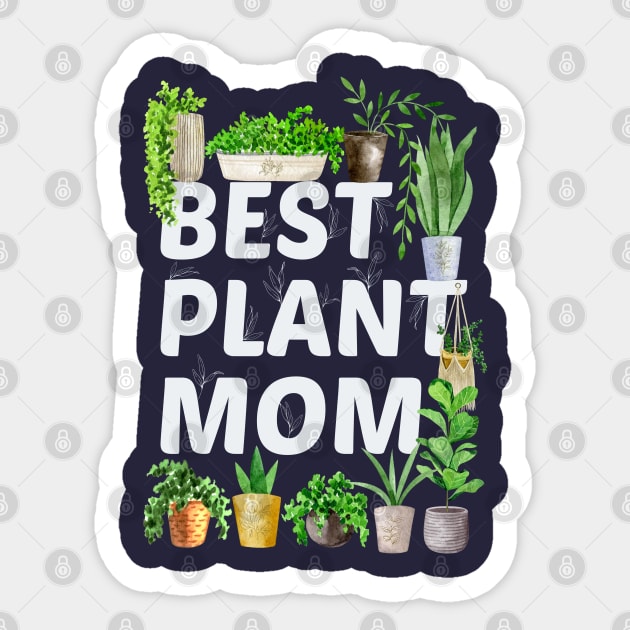 Best Plant Mom Sticker by NatureGlow